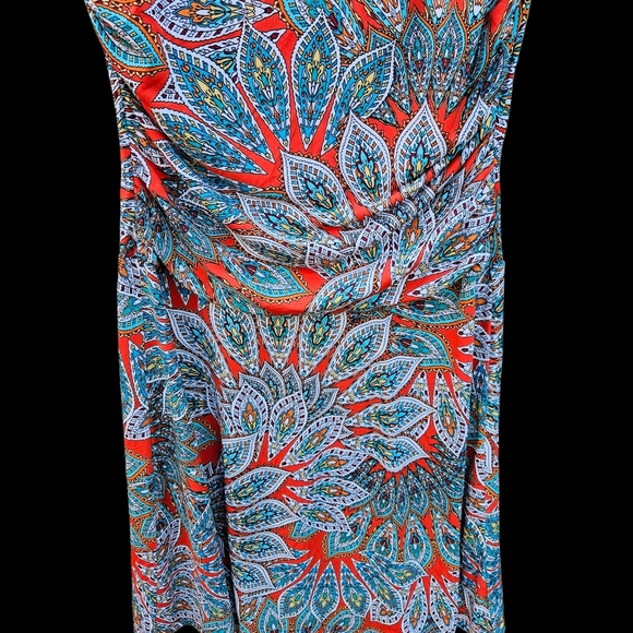 Enfocus Studio Patterned Mini Dress Women Size 14 - Picture 8 of 16